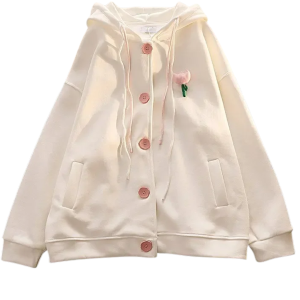 New Style Trends - Blush Bloom Button Kawaii Jacket - Outfit Ideas