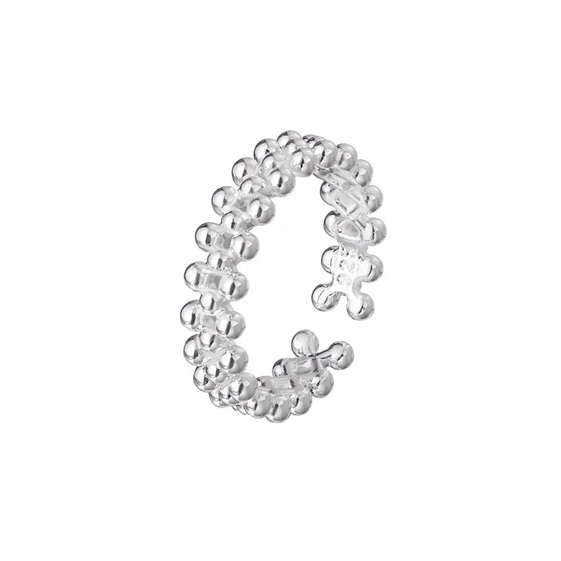 New Style Trends - Bubble Bead Open Aesthetic Ring - Outfit Ideas