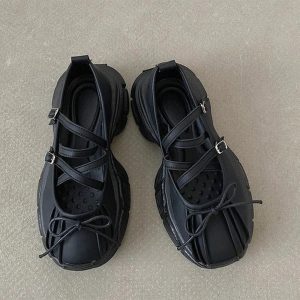 New Style Trends - Butterfly Knot Platform Shoes - Outfit Ideas