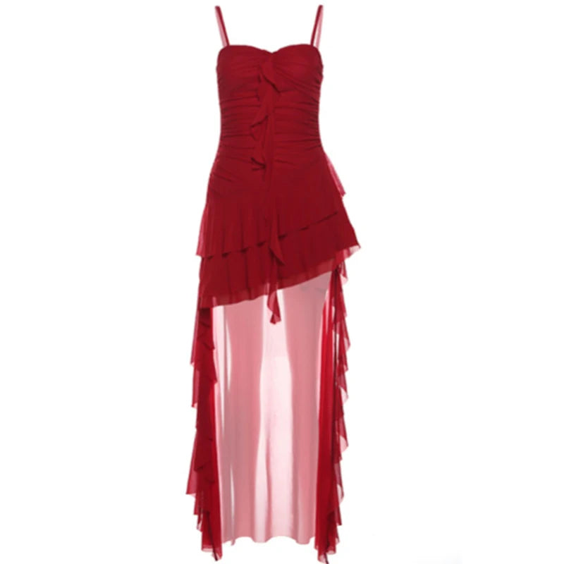 New Style Trends - Celestial Drift Tiered Coquette Dress - Outfit Ideas
