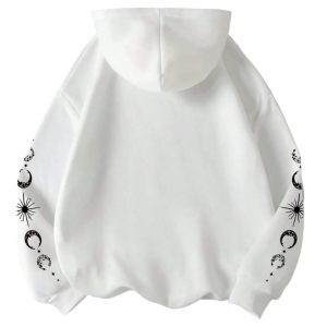 New Style Trends - Celestial Vision Graphic Edgy Hoodie - Outfit Ideas