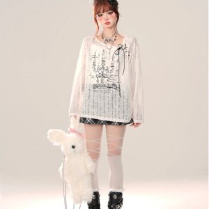 New Style Trends - Chandelier Dreams Layered Edge Long Sleeve Top - Outfit Ideas