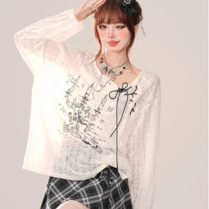 New Style Trends - Chandelier Dreams Layered Edge Long Sleeve Top - Outfit Ideas