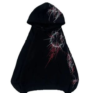 New Style Trends - Chaos Linework Street Hoodie - Outfit Ideas