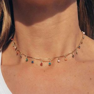 New Style Trends - Coquette Candy Color Tassel Necklace - Outfit Ideas