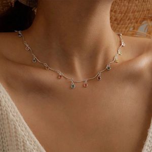 New Style Trends - Coquette Candy Color Tassel Necklace - Outfit Ideas