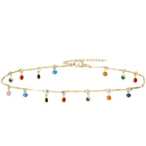 New Style Trends - Coquette Candy Color Tassel Necklace - Outfit Ideas