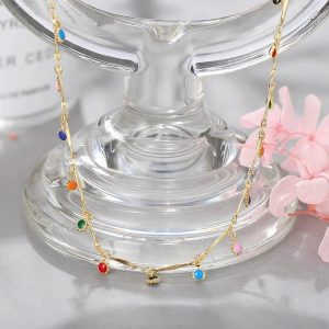New Style Trends - Coquette Candy Color Tassel Necklace - Outfit Ideas