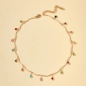 New Style Trends - Coquette Candy Color Tassel Necklace - Outfit Ideas