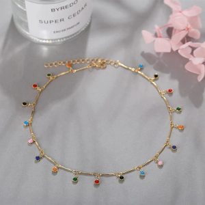 New Style Trends - Coquette Candy Color Tassel Necklace - Outfit Ideas