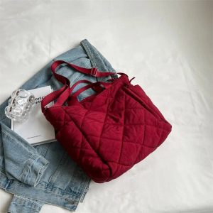 New Style Trends - Coquette Large Space Cotton Handbag - Outfit Ideas