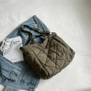 New Style Trends - Coquette Large Space Cotton Handbag - Outfit Ideas
