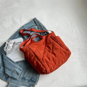 New Style Trends - Coquette Large Space Cotton Handbag - Outfit Ideas