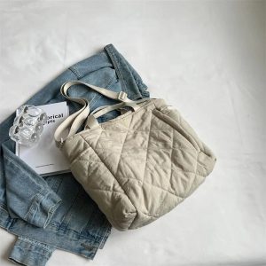 New Style Trends - Coquette Large Space Cotton Handbag - Outfit Ideas