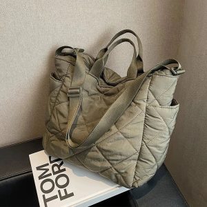 New Style Trends - Coquette Large Space Cotton Handbag - Outfit Ideas