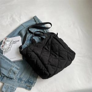 New Style Trends - Coquette Large Space Cotton Handbag - Outfit Ideas