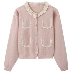 New Style Trends - Coquette Retro Charm Lace Cardigan - Outfit Ideas