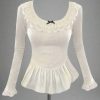 New Style Trends - Coquette Victorian Whispers Top - Outfit Ideas