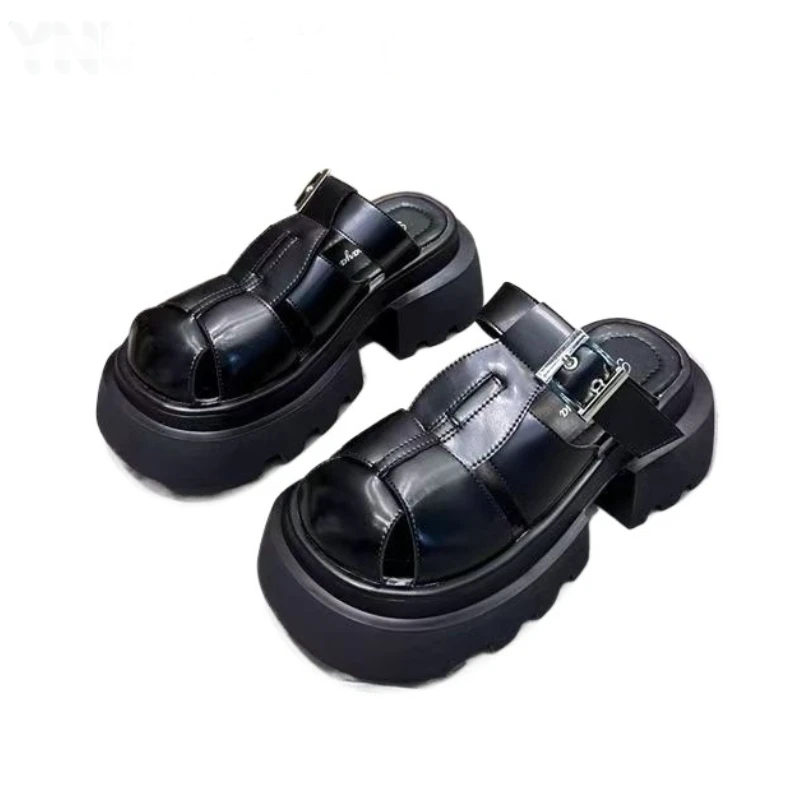 New Style Trends - Cyber Y2k Galaxy Chunky Sandals - Outfit Ideas