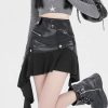 New Style Trends - Dark Siren Y2k Zipper Skirt - Outfit Ideas