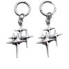 New Style Trends - Edgy Enchanted Heart Silver Drop Earrings - Outfit Ideas