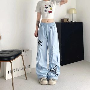 New Style Trends - Edgy Graffiti Street Cargo Pants - Outfit Ideas