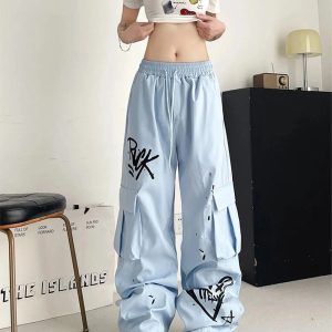 New Style Trends - Edgy Graffiti Street Cargo Pants - Outfit Ideas