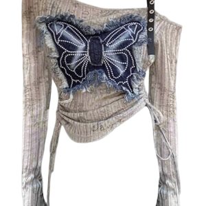 New Style Trends - Edgy Lace-Up Gothic Crop Top - Outfit Ideas