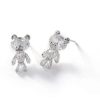 New Style Trends - Edgy Little Bear Zirconia Stud Earrings - Outfit Ideas