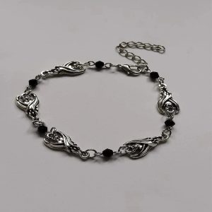 New Style Trends - Edgy Midnight Bat Charm Bracelet - Outfit Ideas