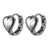 New Style Trends - Edgy Silver Heart Ring Earrings - Outfit Ideas