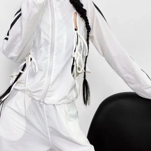 New Style Trends - Edgy Strapped Y2k Streetwear Outfit Set - Outfit Ideas