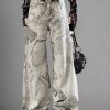 New Style Trends - Edgy Washed Graffiti Wide-Leg Jeans - Outfit Ideas