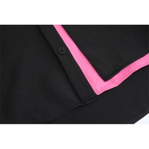 New Style Trends - Emo Neon Edgy Contrast Shirt - Outfit Ideas