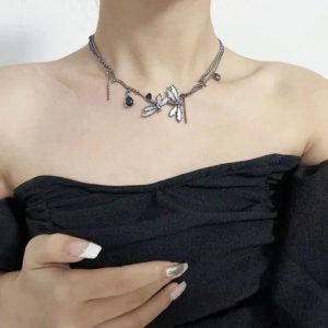 New Style Trends - Enchanted Dragonfly Edgy Choker - Outfit Ideas