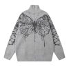 New Style Trends - Fall Oversized Butterfly Edgy Cardigan - Outfit Ideas