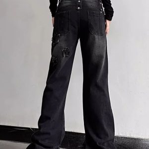 New Style Trends - Fall Wide Leg High Waist Jeans - Outfit Ideas