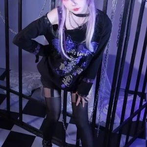 New Style Trends - Fallen Angel Pastel Goth Oversized Top - Outfit Ideas