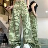 New Style Trends - Green Y2k Flare Pants - Outfit Ideas