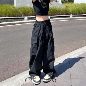 New Style Trends - Harajuku Y2K Cargo Joggers - Outfit Ideas