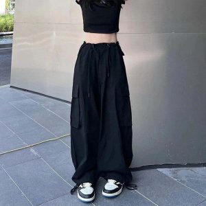 New Style Trends - Harajuku Y2K Cargo Joggers - Outfit Ideas