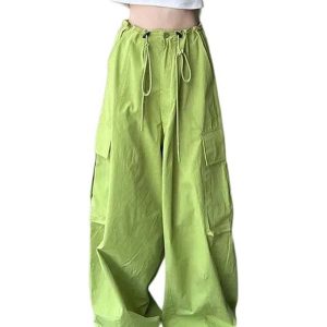 New Style Trends - Harajuku Y2K Cargo Joggers - Outfit Ideas