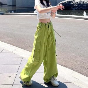 New Style Trends - Harajuku Y2K Cargo Joggers - Outfit Ideas