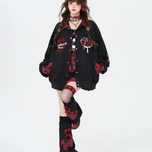 New Style Trends - Heartbreaker Club Varsity Alt Jacket - Outfit Ideas