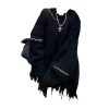 New Style Trends - Hollow Stitch Fray Alt Sweater - Outfit Ideas