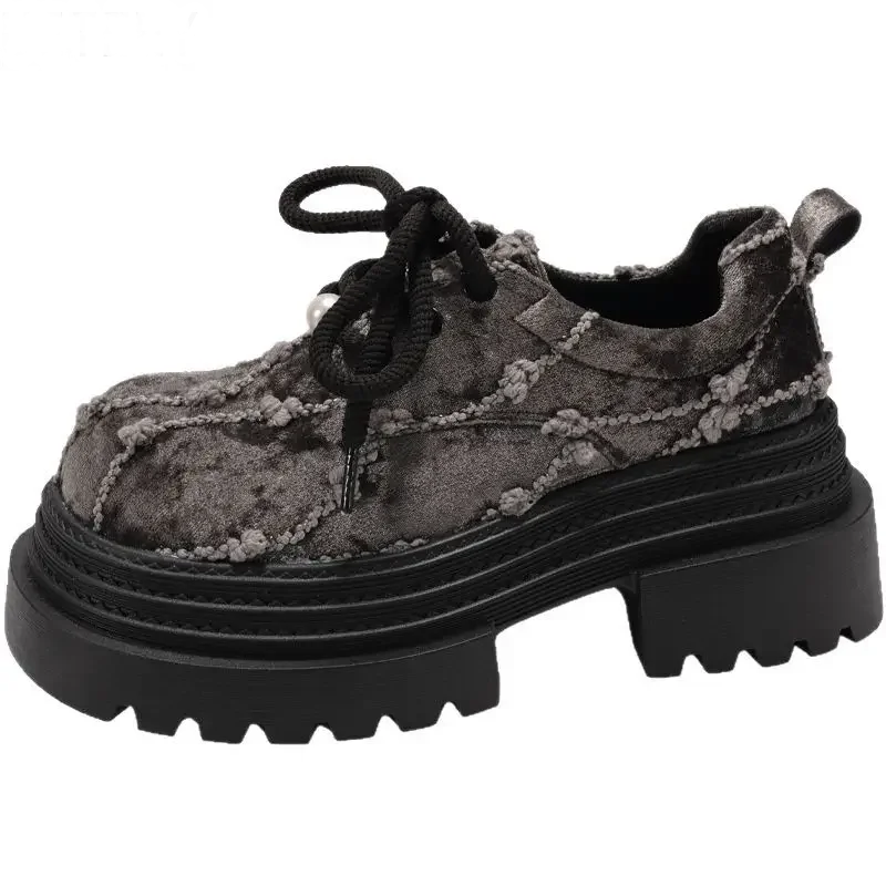 New Style Trends - Industrial Stitch Combat Platform Alt Shoes - Outfit Ideas