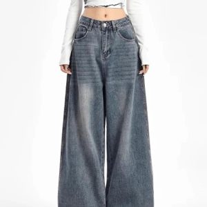 New Style Trends - Ink Fade Ultra Baggy Edgy Jeans - Outfit Ideas