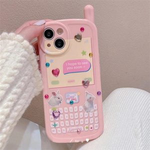 New Style Trends - Kawaii 3D Rabbit Korean iPhone Case - Outfit Ideas