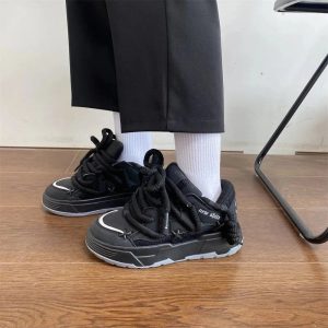 New Style Trends - Kawaii Azure Wave Sneakers - Outfit Ideas