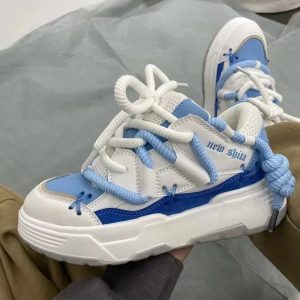 New Style Trends - Kawaii Azure Wave Sneakers - Outfit Ideas